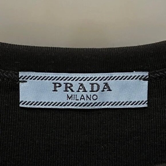 Prada Black Fitted Tank Top - Picture 6 of 7